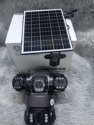 Two Way Audio V380 Pro Triple Lens 4g Solar PTZ Solar CCTV