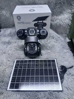 Sun Solar Charging Power Tripple Lens 4g Solar Camera