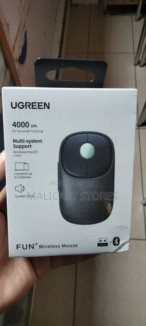 Ugreen Fun+ Mu102 2.4g+Bt Wireless Mouse (Blue)