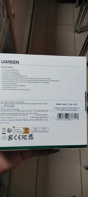 Ugreen Gigabit Pci-E Express Network Adapter