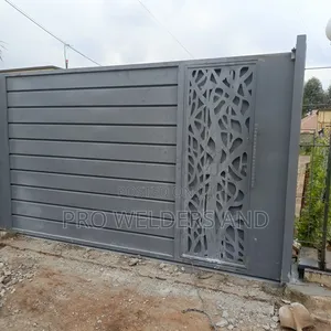 "Modern CNC Sliding Gate – Stylish, Strong Secure!"