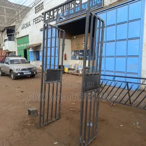 "Heavy-Duty Steel Grill Door – Maximum Security Style!"