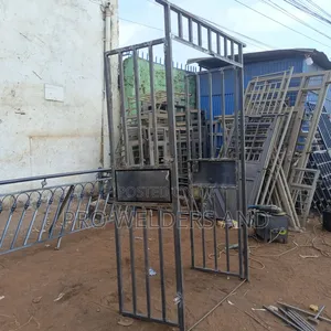 "Heavy-Duty Steel Grill Door – Maximum Security Style!"