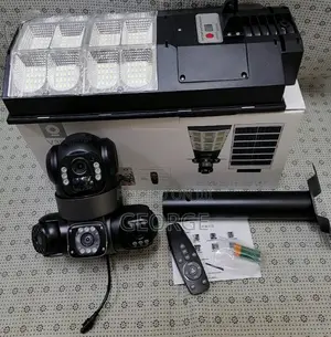 Powerful Solar Street-Lights Triple Lens 4g Camera