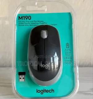 Logitech M190 Wireless Mouse Charcot,Mid Grey