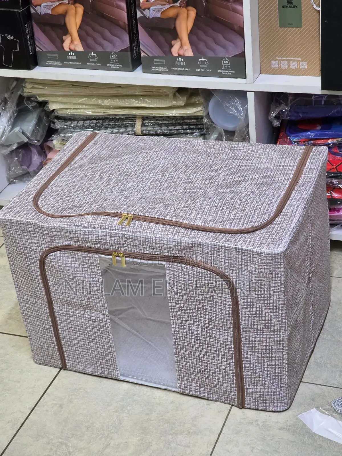 Largest Capacity Zipper Foldable Storage Box