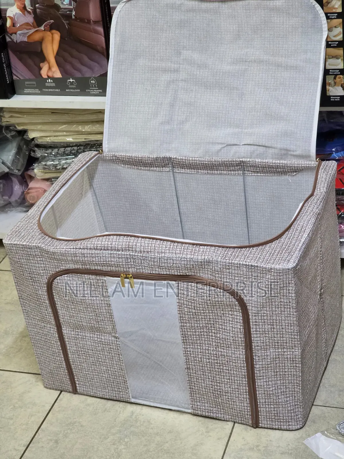 Largest Capacity Zipper Foldable Storage Box