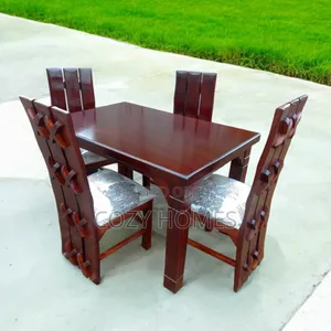 Dining Table, a Masterful All Wooden 6 Seater Dining Table