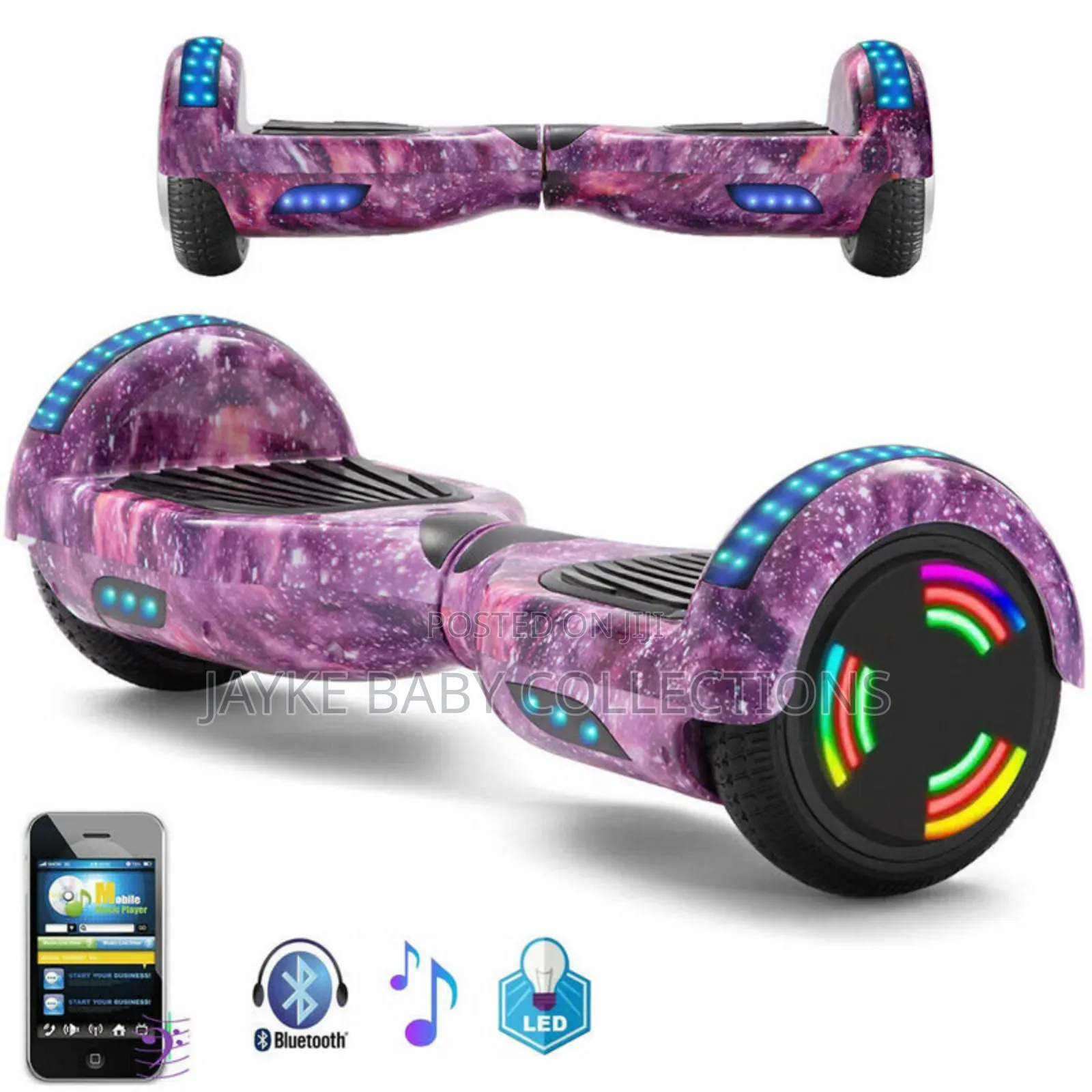 Hoverboard Self-Balancing Scooter Bluetooth Led Lights