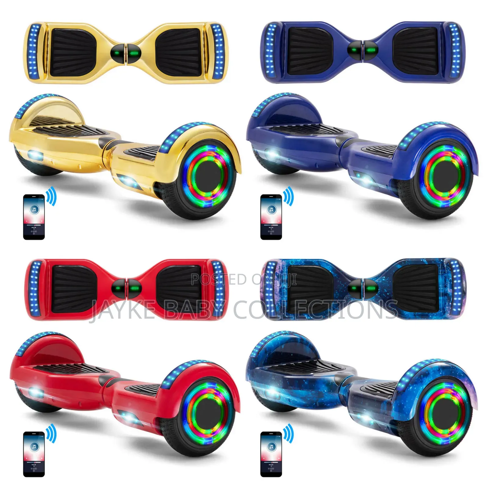 Hoverboard Self-Balancing Scooter Bluetooth Led Lights