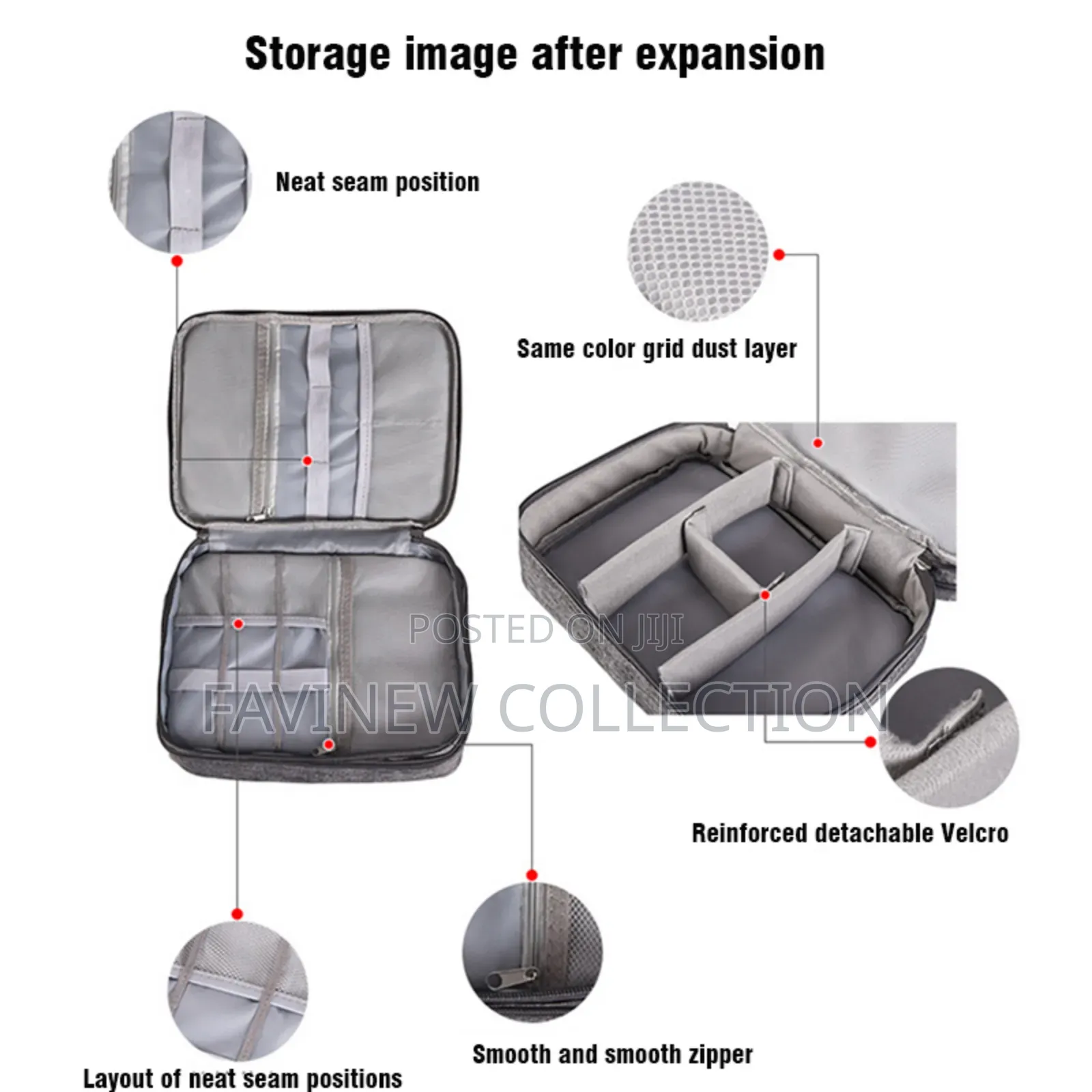 Large Capacity Storage Bag / Cable Organizer Electronics