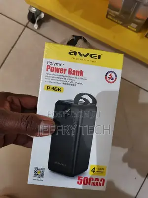 Power Bank Awei P36k Powerbank 50000mah 22.5w Pd External Ba