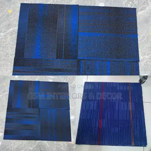Blue Shade Carpet Tiles and Modern Flooring Carpet Tiles