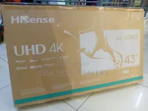 Hisense A6 43” Led Panel – 3840x2160 Resolution, Vidaa Os