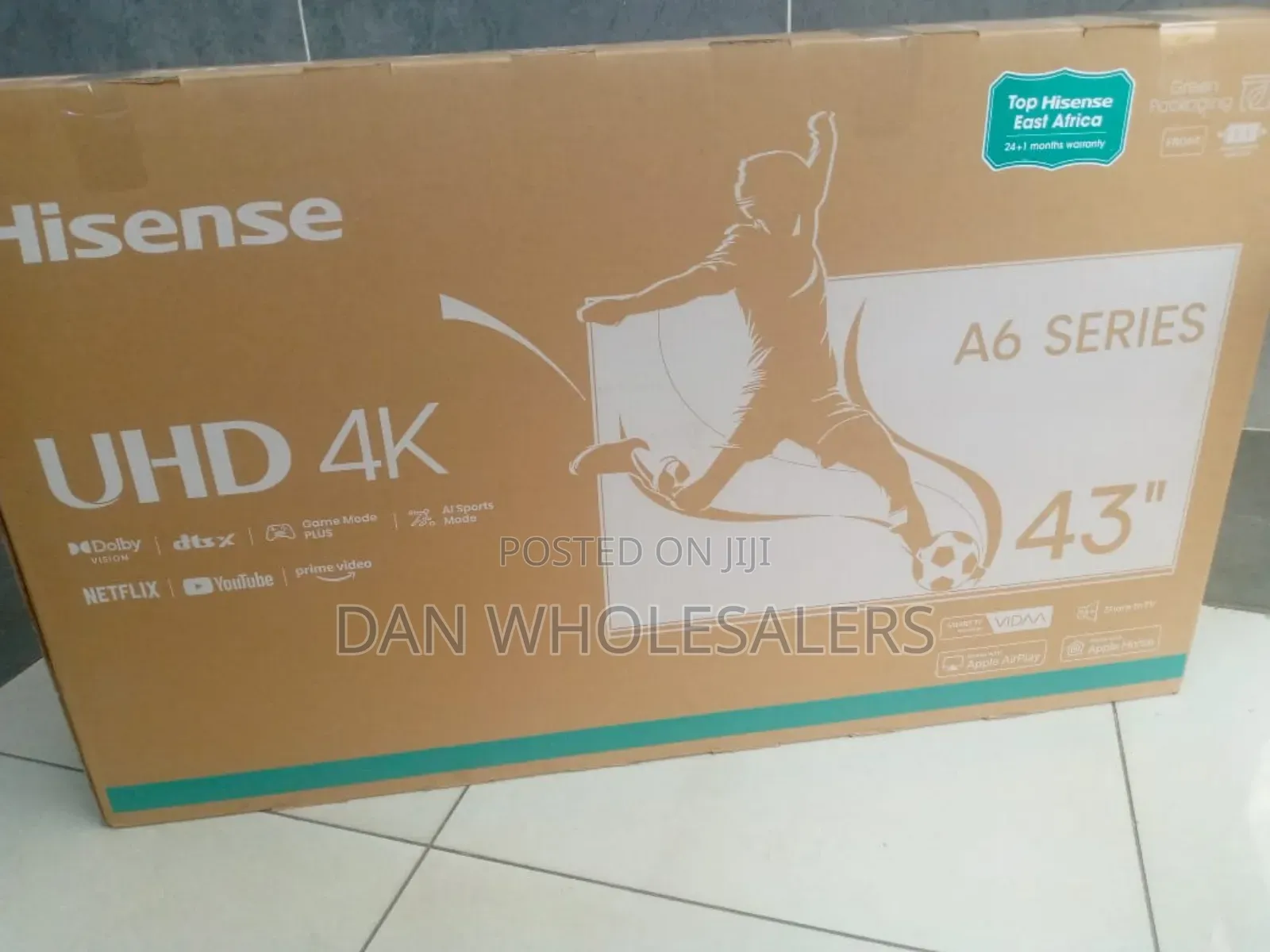 Energy-Efficient Smart Tv – Hisense A6 43”
