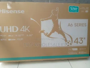 Hisense A6 43-Inch Tv – Bluetooth, Optical Out, Smart Remote