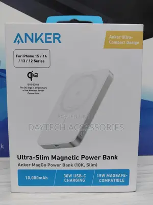 Anker Maggo Qi2 Ultra Slim Magsafe Battery Power Bank