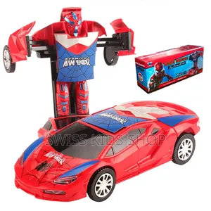 Spiderman Robot Car
