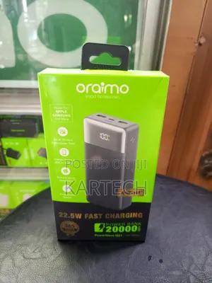 Oraimo Powernova Q21 22.5w 20,000mah Power Bank