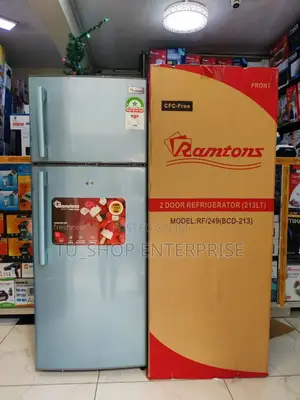 *Ramtons Fridge Double Fridge 213litres Rf249