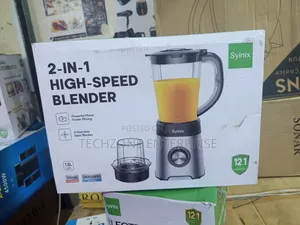 Syinix 2 in 1 Blender With Safety Lock Switch With 700w 