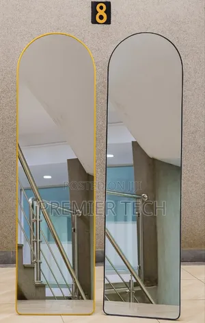 Arched Aluminum Alloy Full Length Dressing Mirror 36cm