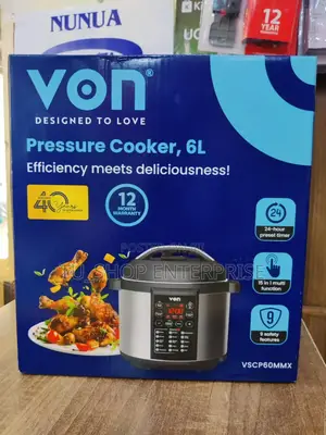*Von Electric Pressure Cooker 6litres