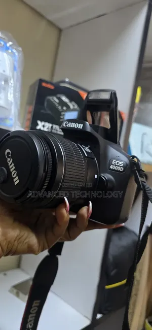 Canon 4000d With New Kit Lense 18-55 Mm