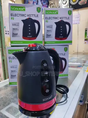 *Sonar Kettle 2.0l With 1.5mtrs Strong Long Cable (P2)