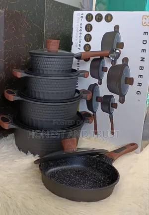 Edenberg Nonstick Cooking Pots 10 PCS Sets