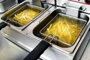 6+6ltr Heavy Stainless Steel Double Deep Fryer