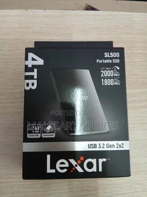 Lexar Sl500 4tb Portable SSD Usb 3.2 Gen 2×2
