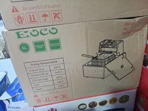 Ecco 6 Litres Single Deep Fryer With 2500 Watts 