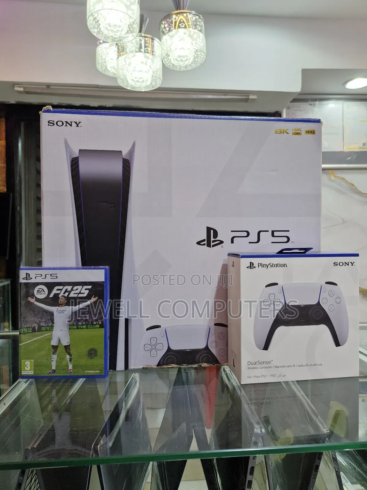 Playstation Gaming Ps5 850gb Storage Fc25 and Controller