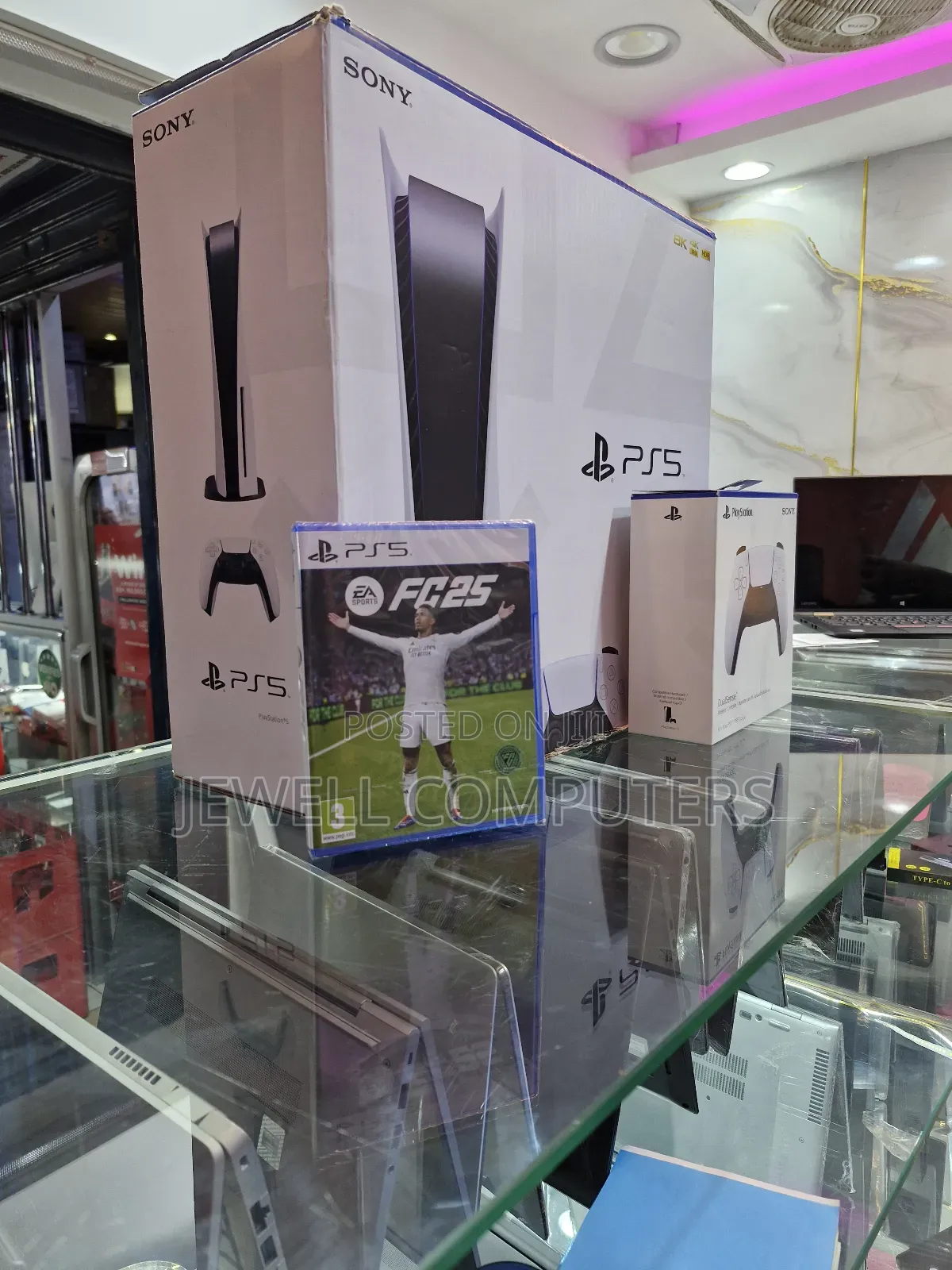 Playstation Gaming Ps5 850gb Storage Fc25 and Controller