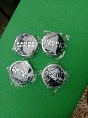Black Range Rover Wheel Centre Caps 4pcsc