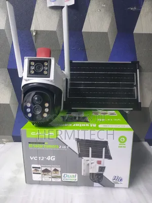 Solar 4g Dual Lense Solar PTZ CCTV Surveillance Camera