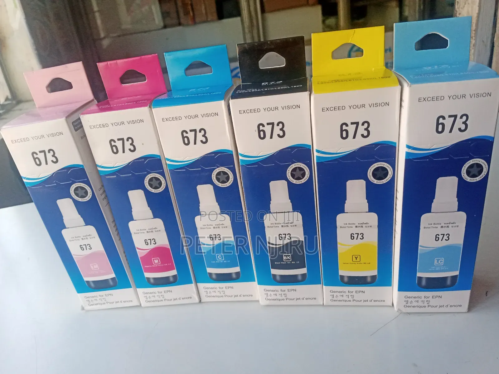 L850 Epson Inks 673 Available