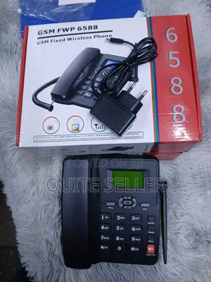 GSM Fixed Wireless Desktop Phones With 2 Sim Card Slots