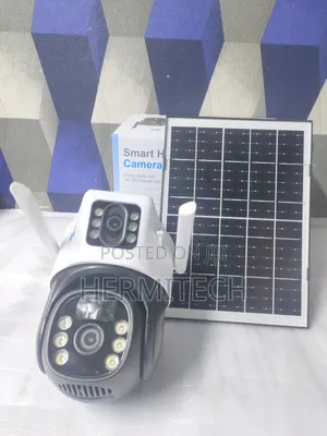 V380 Dual Lense Solar PTZ CCTV Surveillance Cameras Outdoor