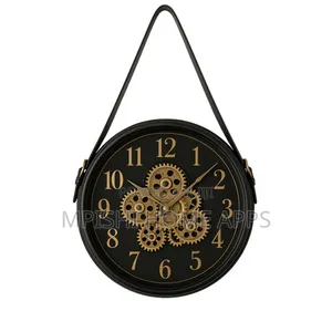 Golden Shoulder Strap Wall Clock 40cm
