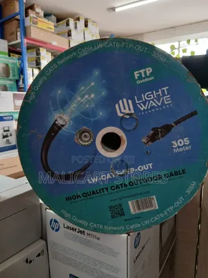 Lightwave Cat6 Network Table Lw-Cat6-Utp -Out FTP Outdoor