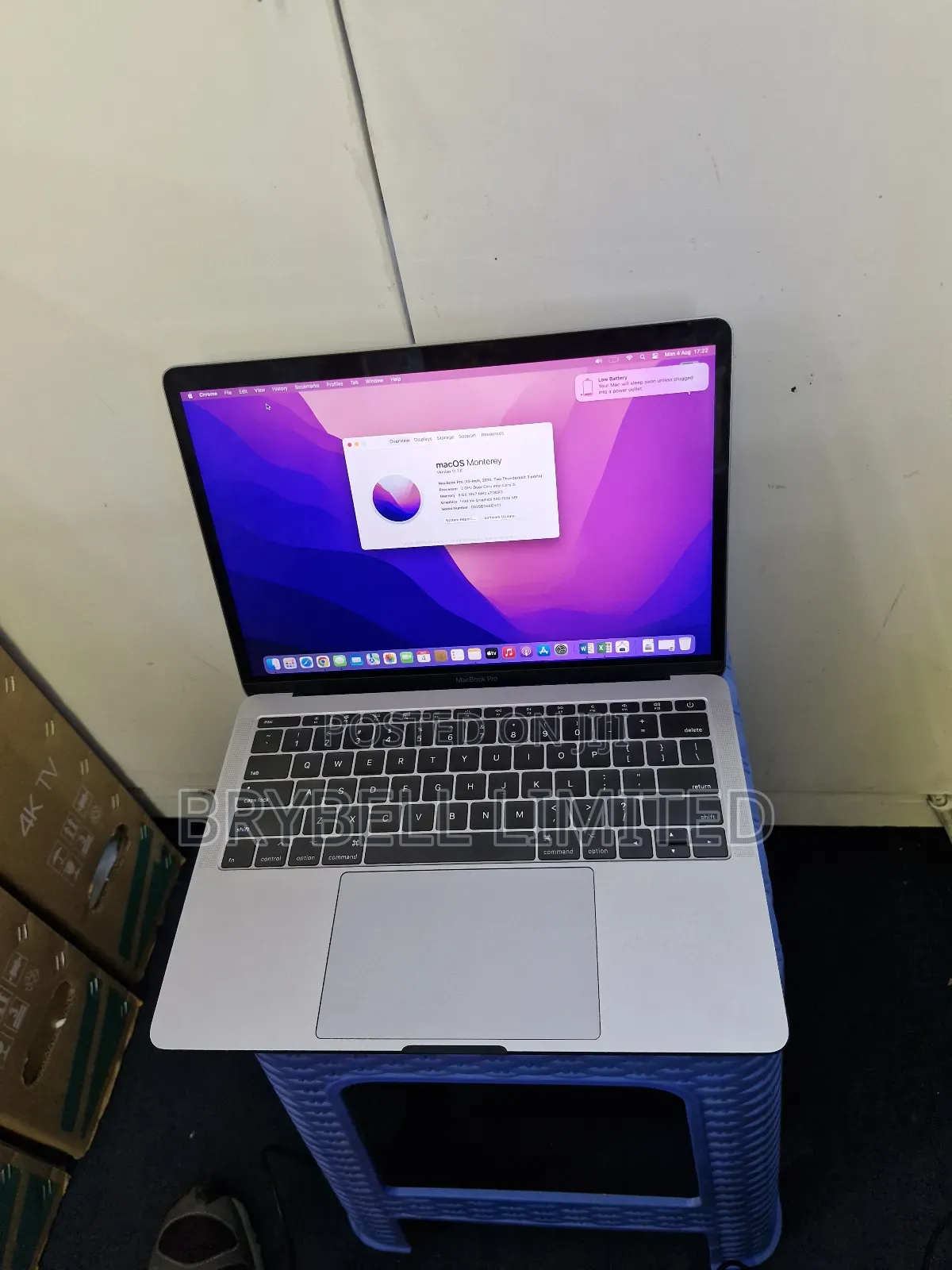 Laptop Apple MacBook 2016 8GB Intel Core I5 SSD 256GB