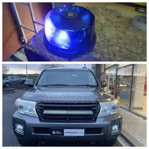 Blue Round Magnetic Strobe Light for Toyota,Subaru,Mercedes