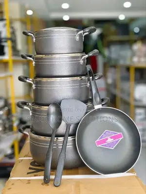 14pcs Tc Cookware Set. High Quality Pots. We Do Delivery