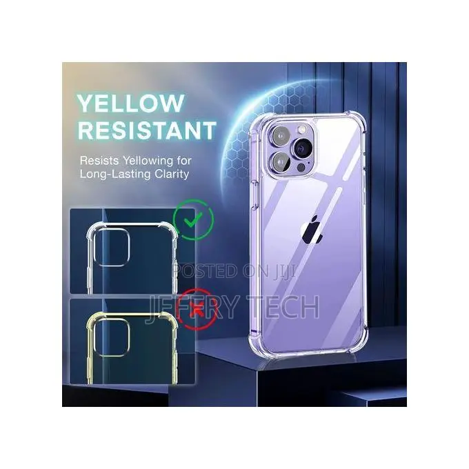 Mokodiet Clear Crystal Case for iPhone 14 Pro