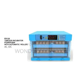 128 Egg Incubator Power.80w With Automatic Roller Ac/Dc