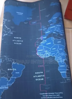 World Map Mouse Pad