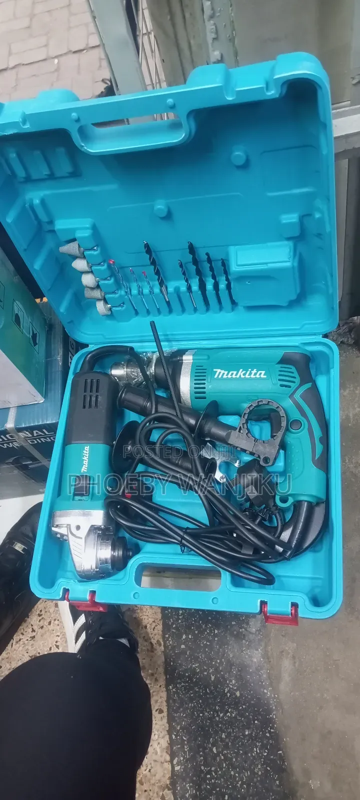 2in1 Grinder and Drill Set
