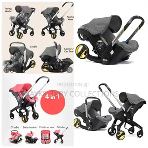 4-in-1 Foldable Baby Stroller Pram for 0–3 Years